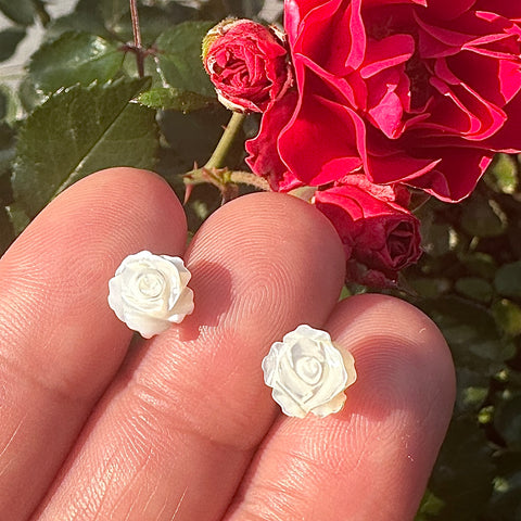 Rose Stud Earrings