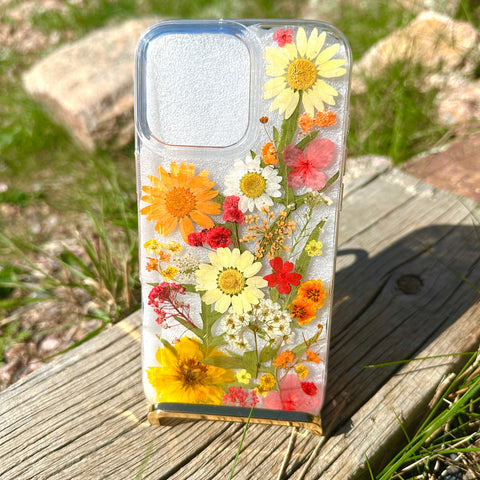 iPhone 16 Pro Max Flower Phone Case - BG 302