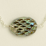 Abalone Filigree Pendant Necklace