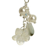 Flower Garden Jade/Pearl Earrings