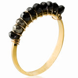 Onyx/Quartz Gemstone Ring