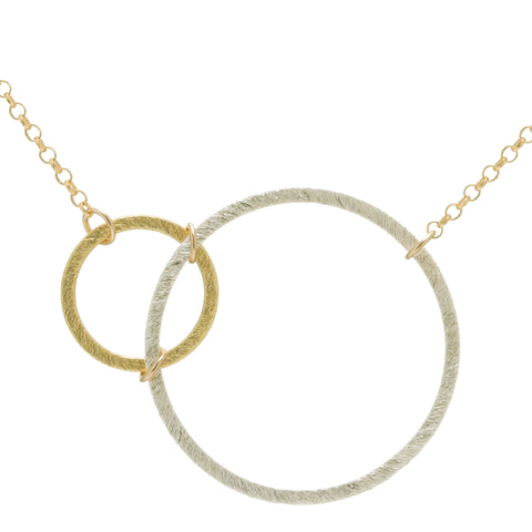 Abstract Circles Necklace