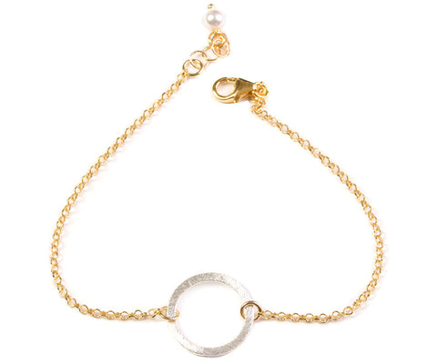 Silver Circle Bracelet