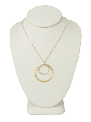 Duo Circle Necklace