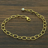 Gold Shimmer Oval Chain