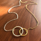 Abstract Circle Necklace