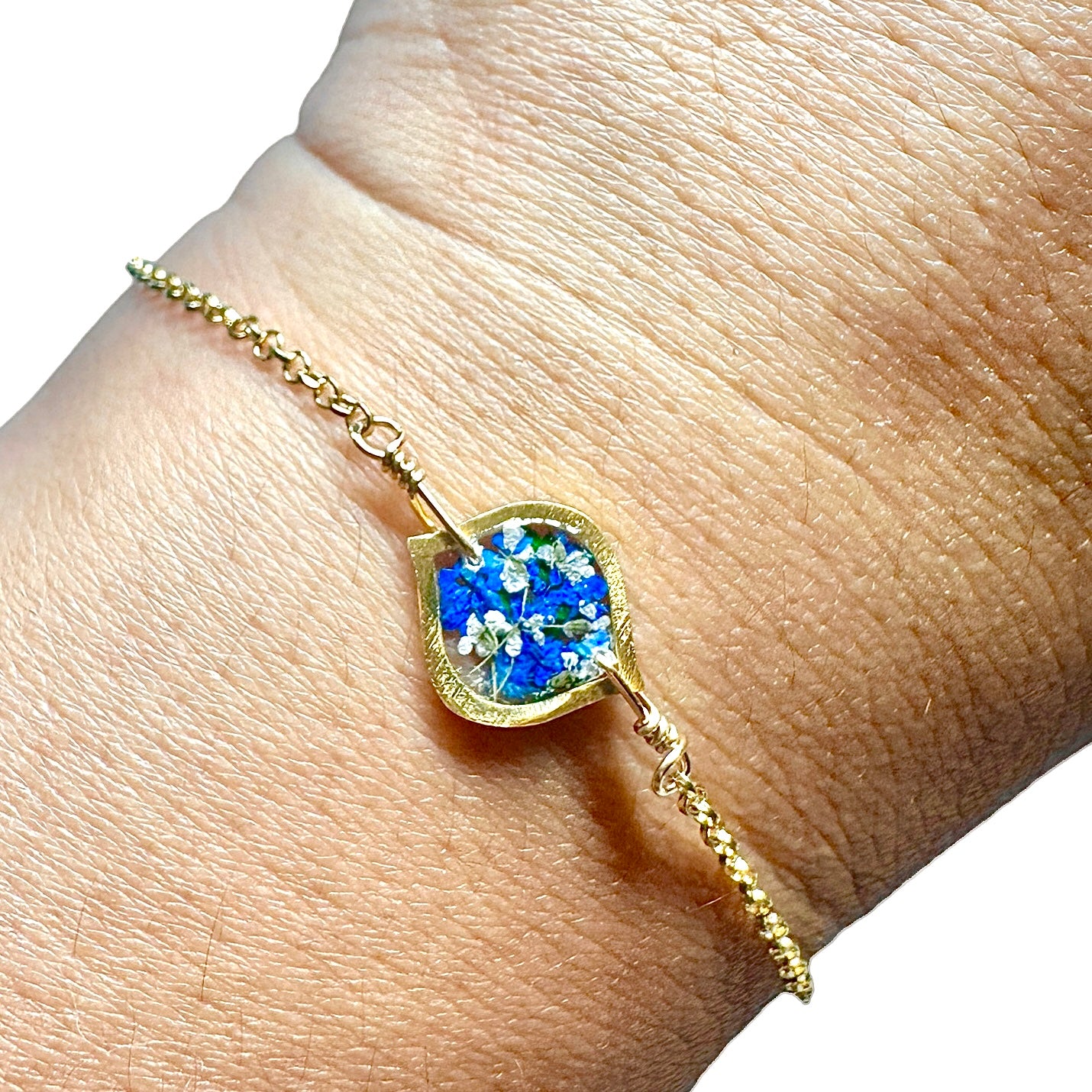 Blue Botanical Garden Bracelet - BG 290