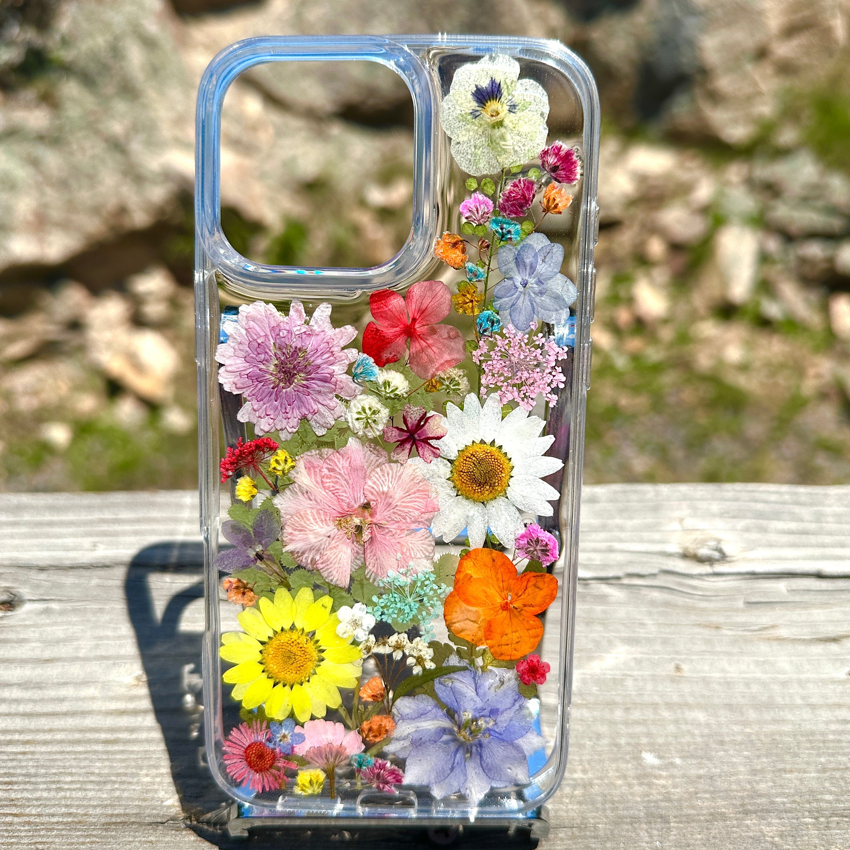 iPhone 16 Pro Max Flower Phone Case - BG 457