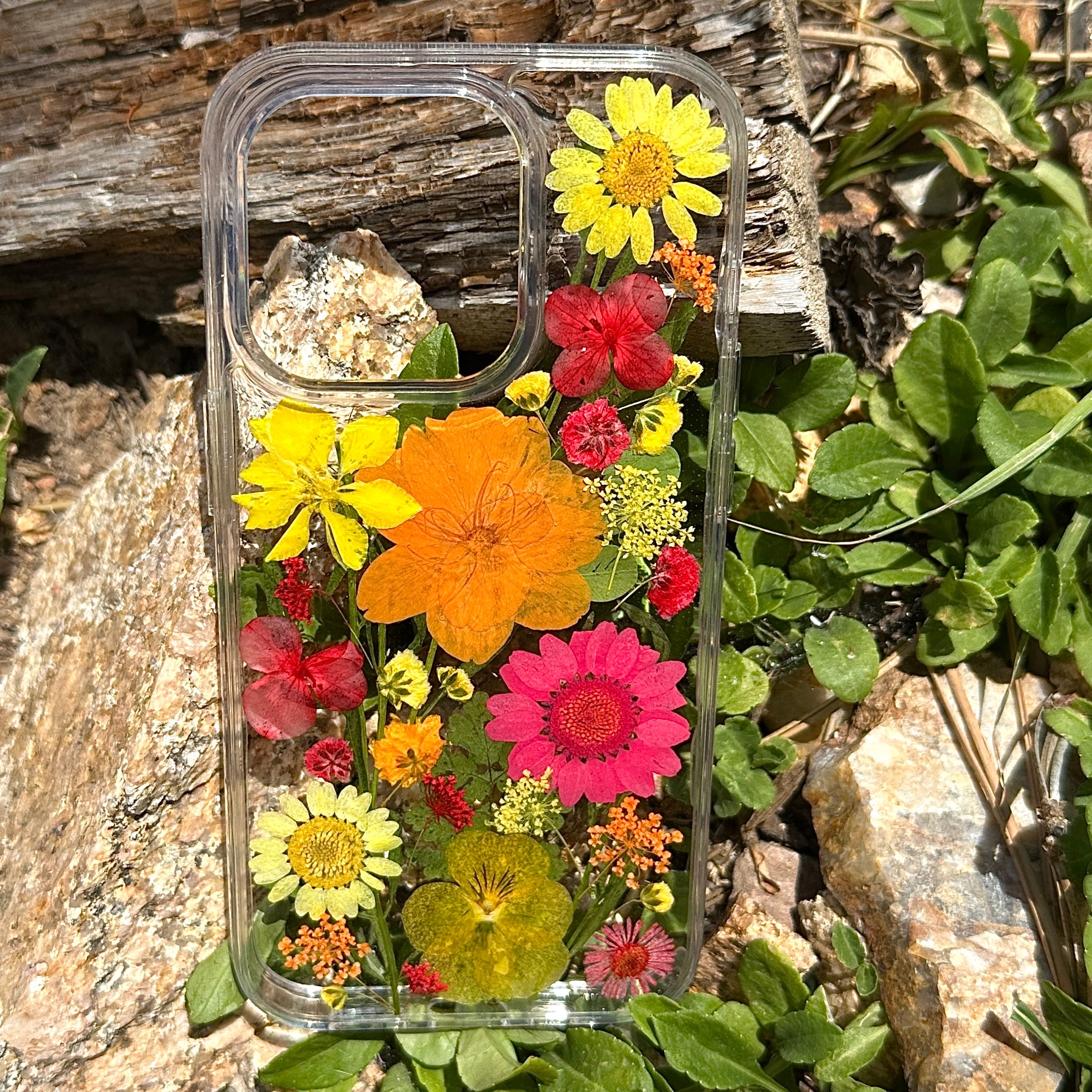 iPhone 14 Pro Flower Phone Case - BG 456
