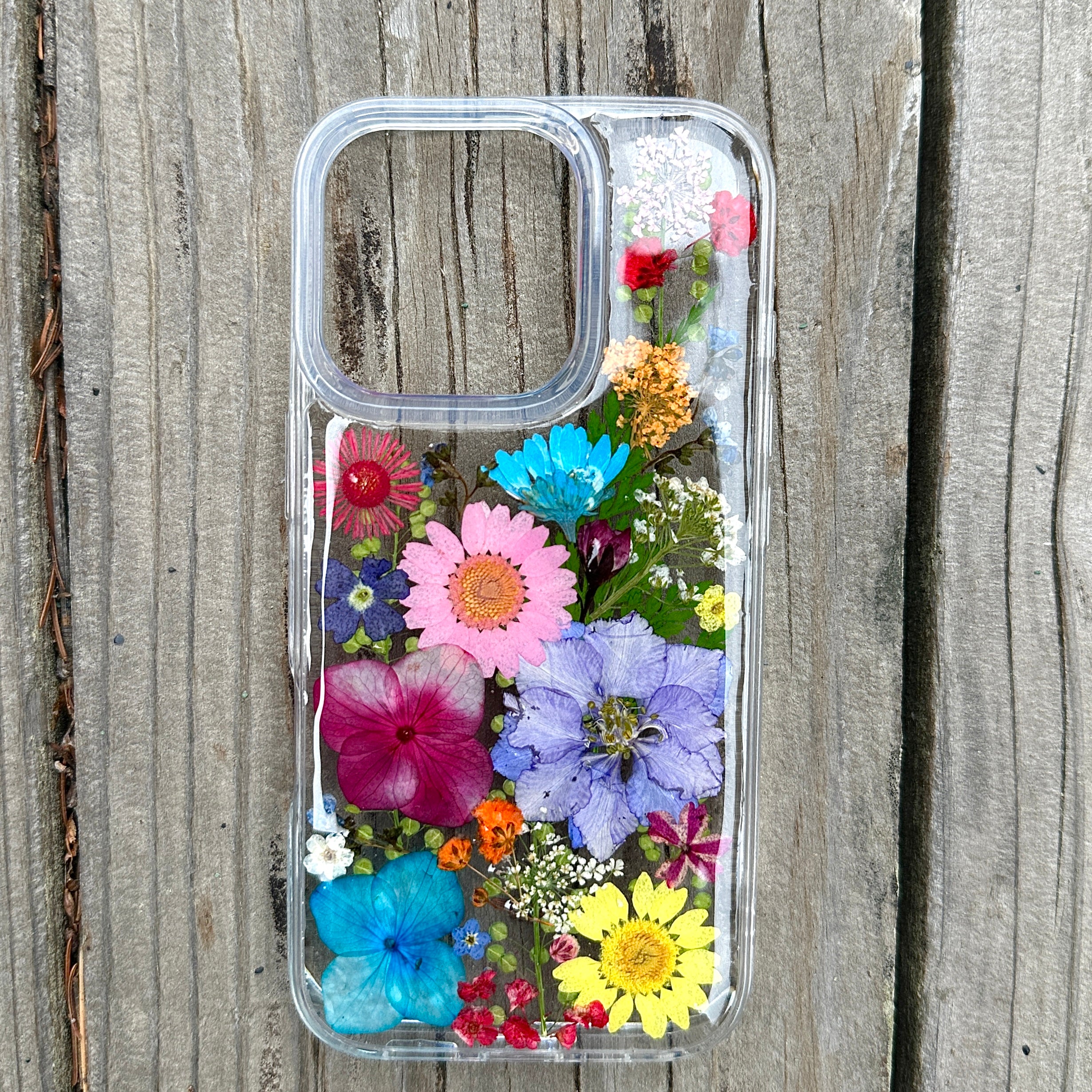 iPhone 16 Pro Flower Phone Case - BG 423