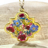 Botanical Flower Necklace - BG 288