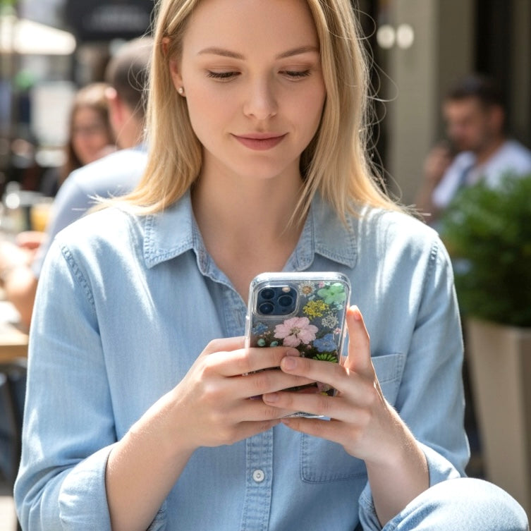 iPhone 17 Flower Phone Case - BG 453