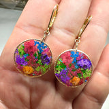 Botanical Flower Earrings - BG 287