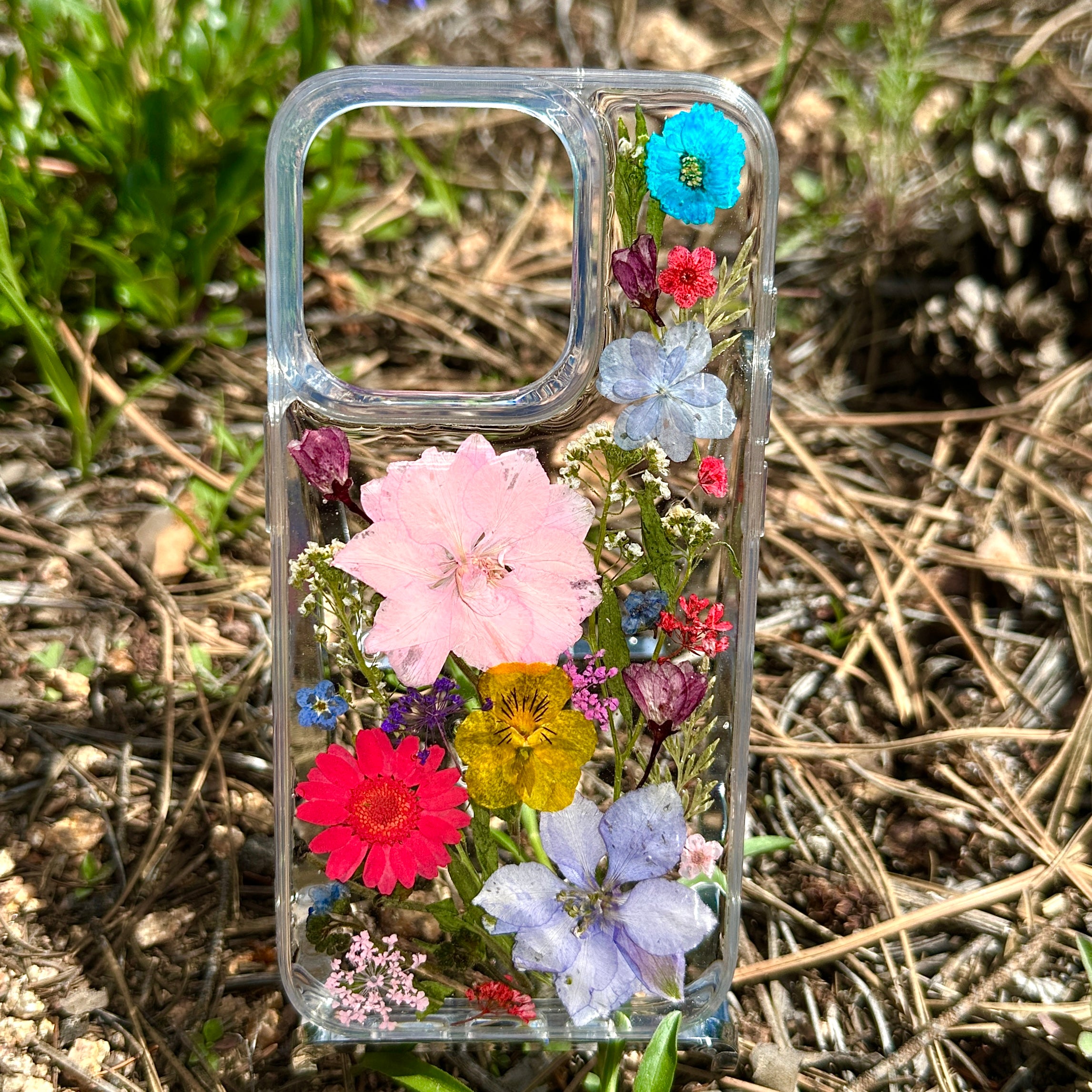 iPhone 15 Pro Flower Phone Case - BG 437