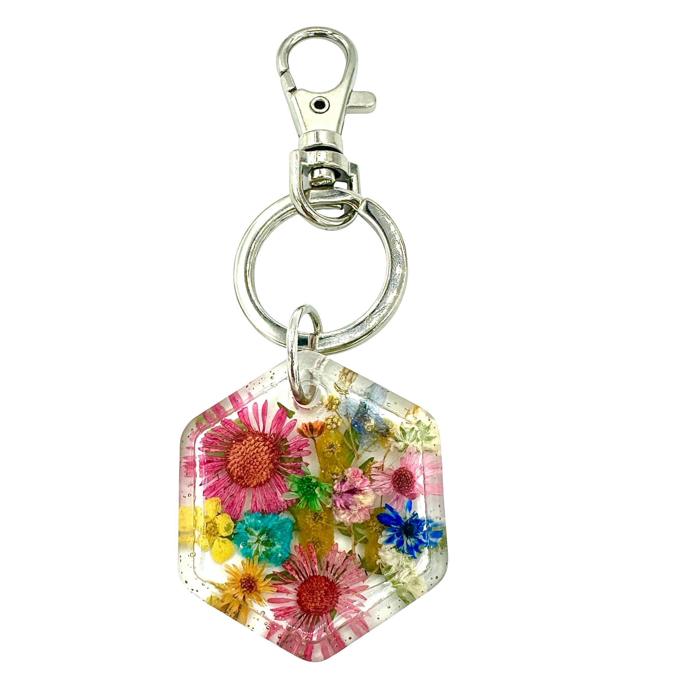 Pressed Flower Key Chain - BG 382