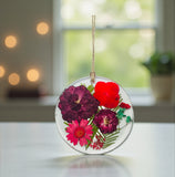 Red Botanical Garden Ornament - BG 315