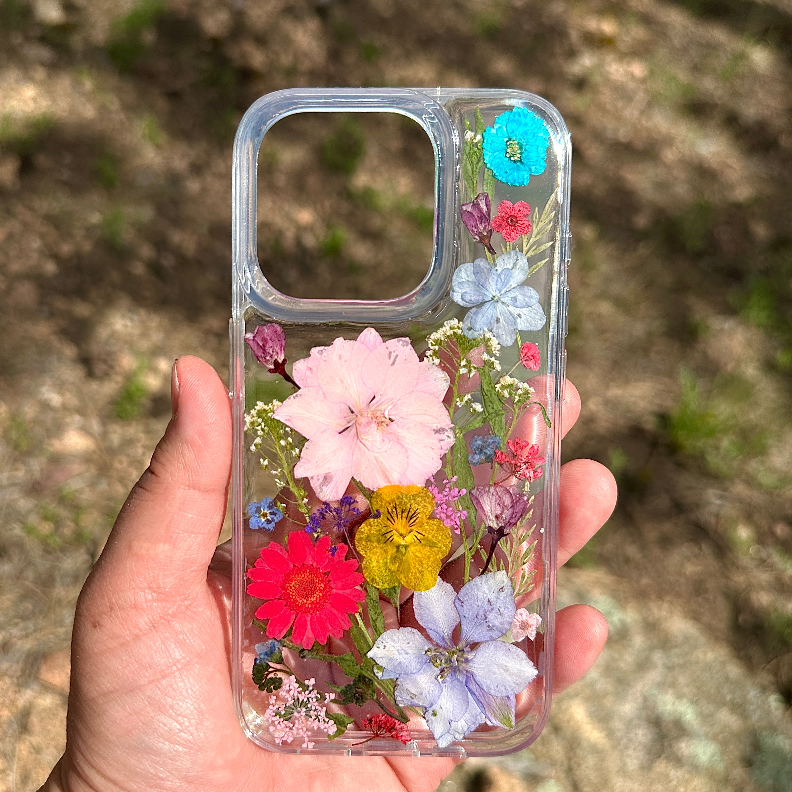iPhone 15 Pro Flower Phone Case - BG 437
