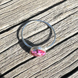 Pink Flower Ring - Size 8 - BG 249