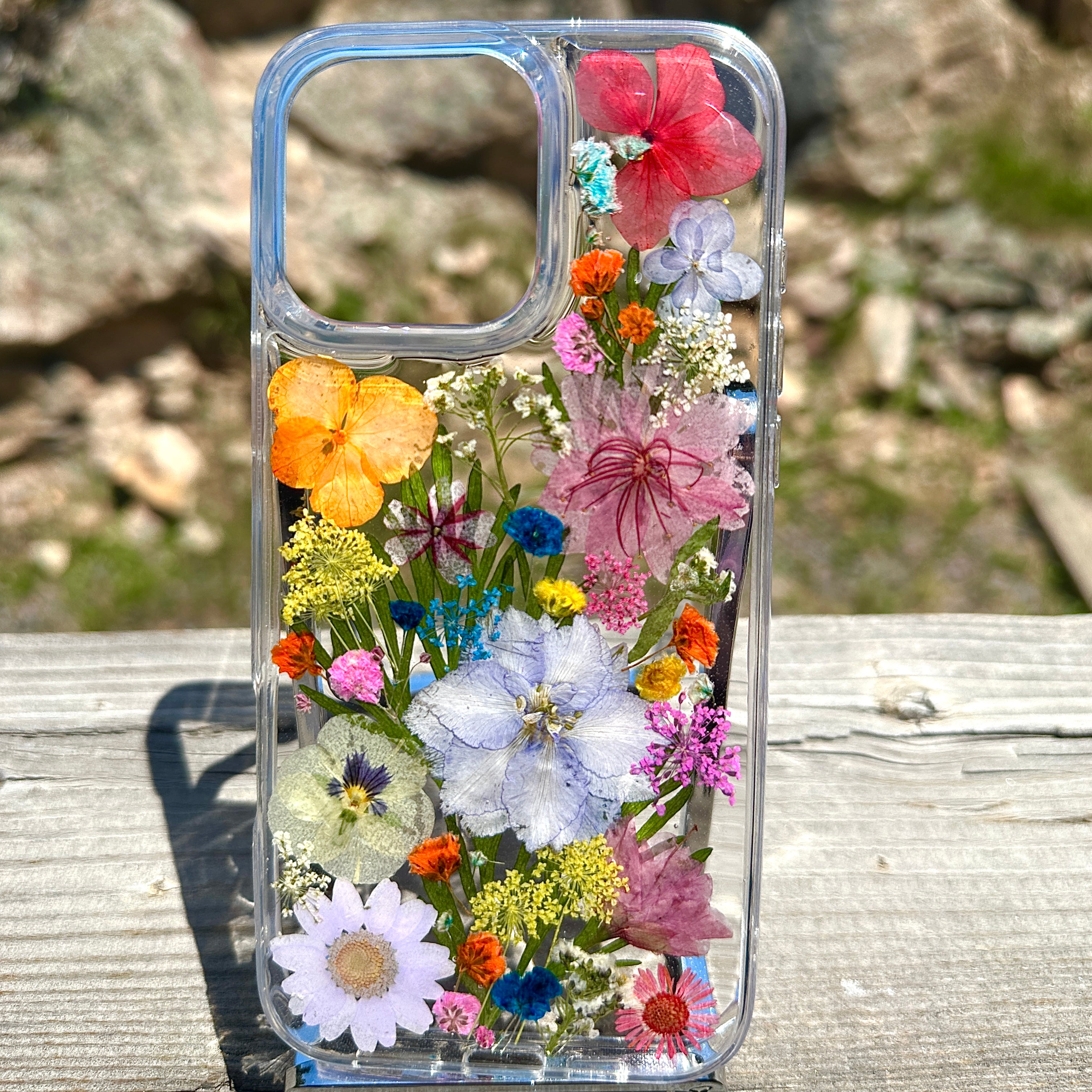 iPhone 16 Pro Max Flower Phone Case - BG 458