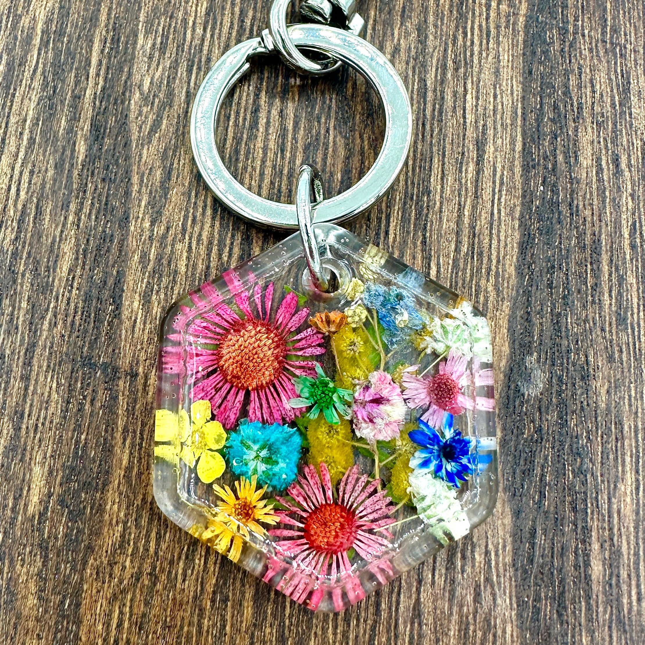 Pressed Flower Key Chain - BG 382