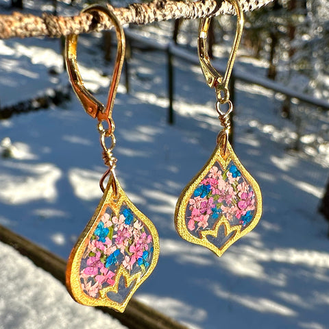 Lotus Flower Earrings - BG 321