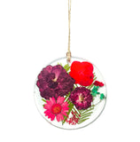 Red Botanical Garden Ornament - BG 315