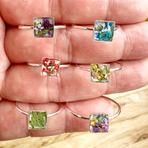 Botanical Flower Rings - BG 153