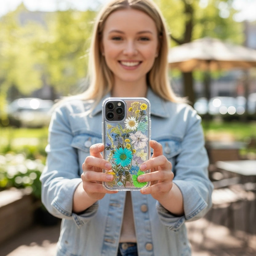 iPhone 14 Flower Phone Case - BG 403