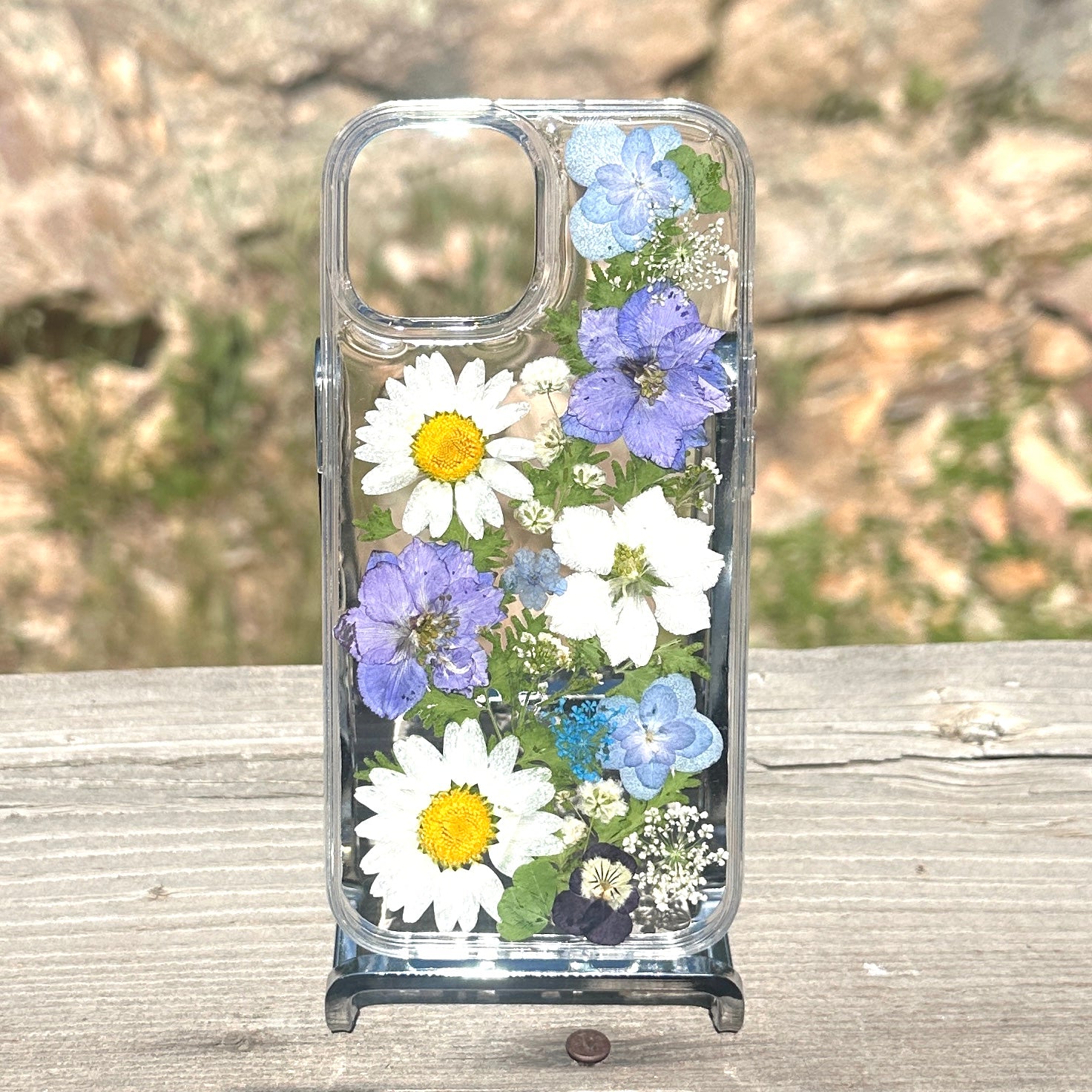 iPhone 15 Flower Phone Case - BG 451