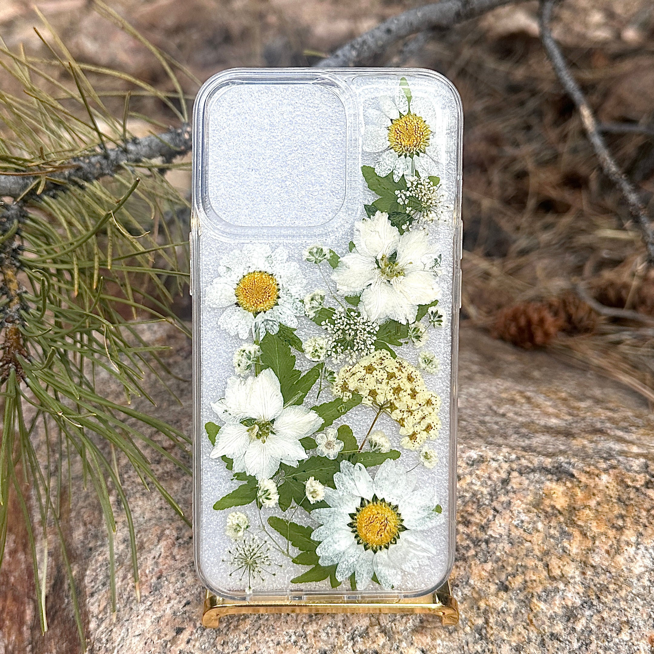 iPhone 13 Pro Flower Phone Case - BG 339