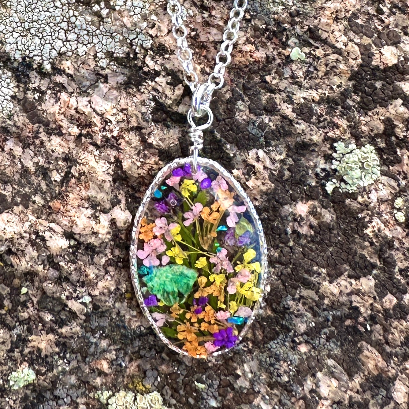 Pastel Botanical Garden Necklace - BG 248