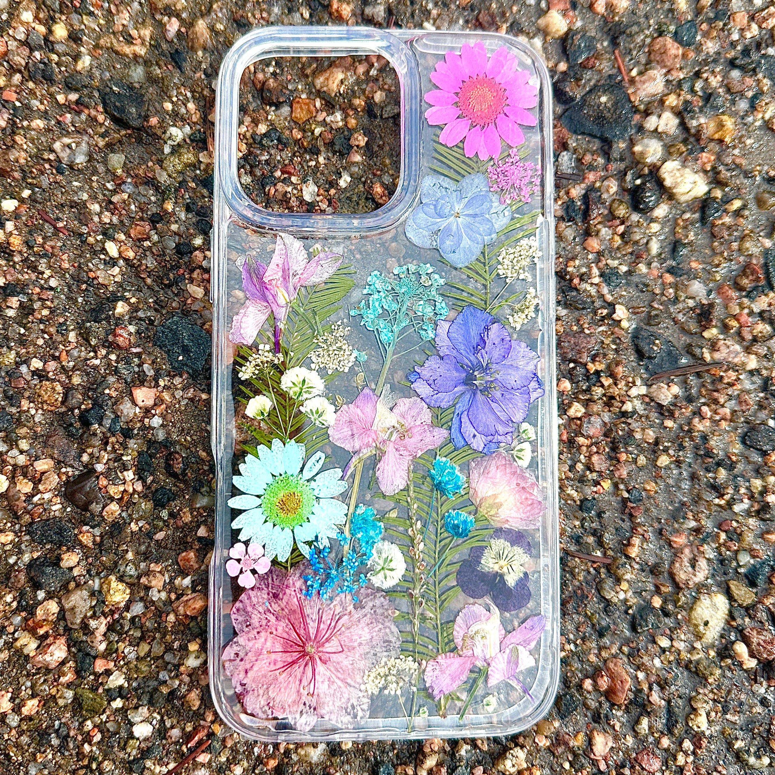 iPhone 16 Pro Max Flower Phone Case - BG 404