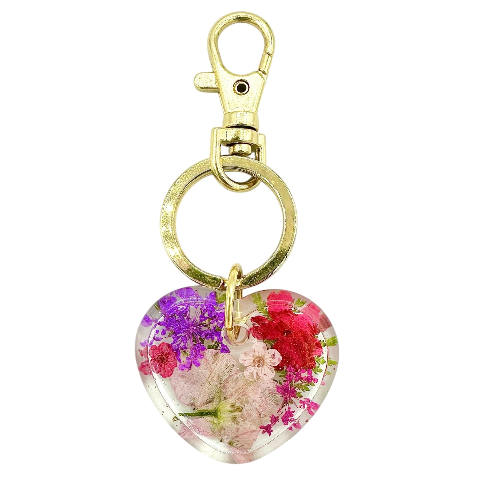 Pressed Flower Key Chain - BG 381