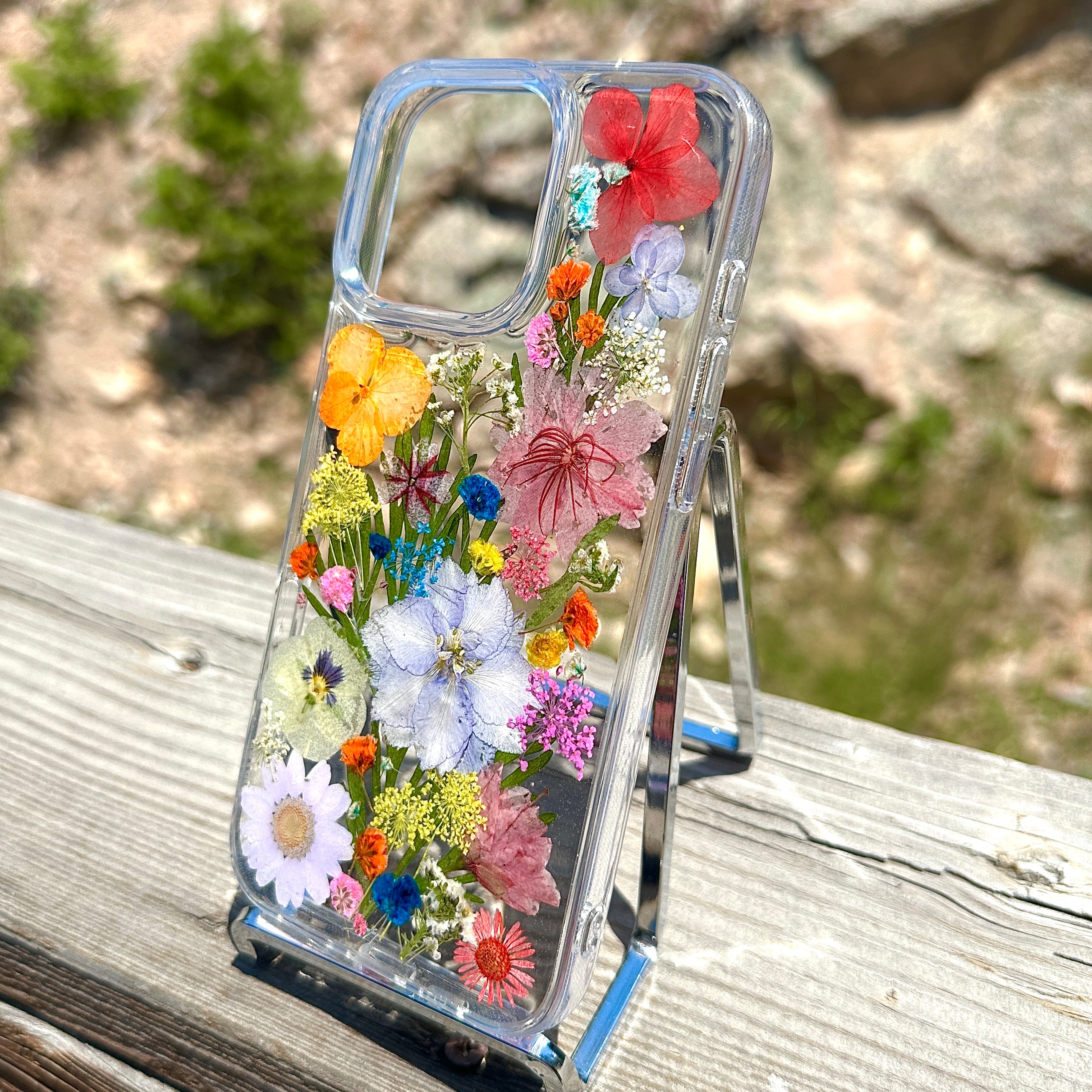 iPhone 16 Pro Max Flower Phone Case - BG 458