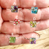 Botanical Flower Rings - BG 153