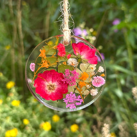 Botanical Garden Flower Ornament - BG 278
