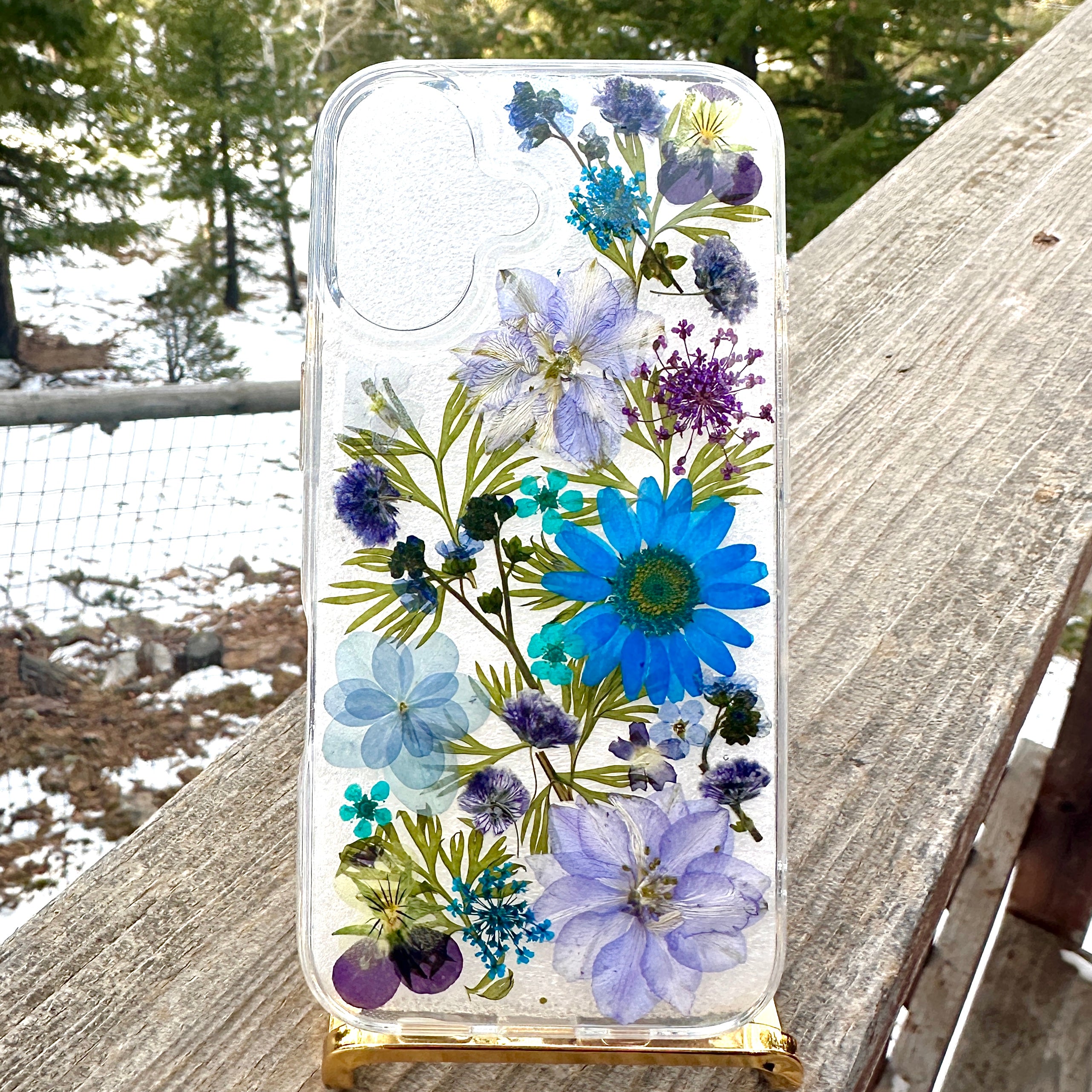 iPhone 16 Flower Phone Case - BG 328