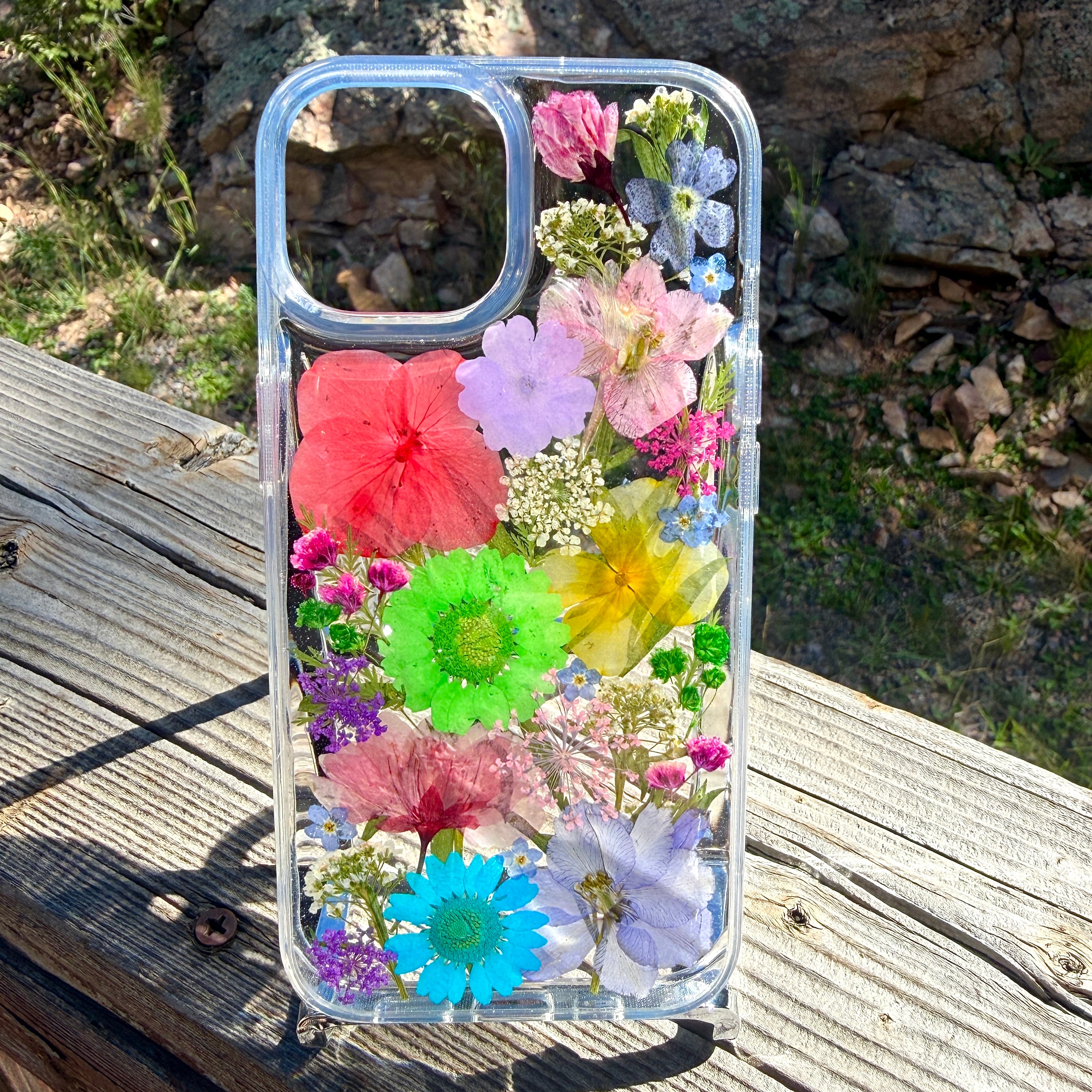 iPhone 15 Flower Phone Case - BG 475