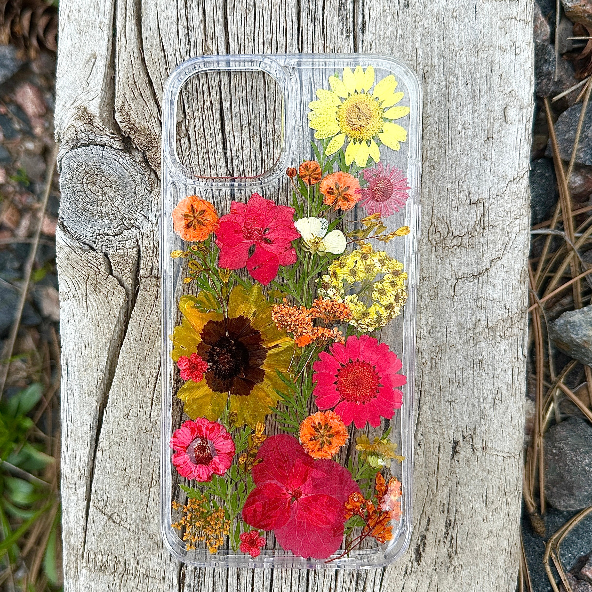 iPhone 13 Flower Phone Case - BG 413