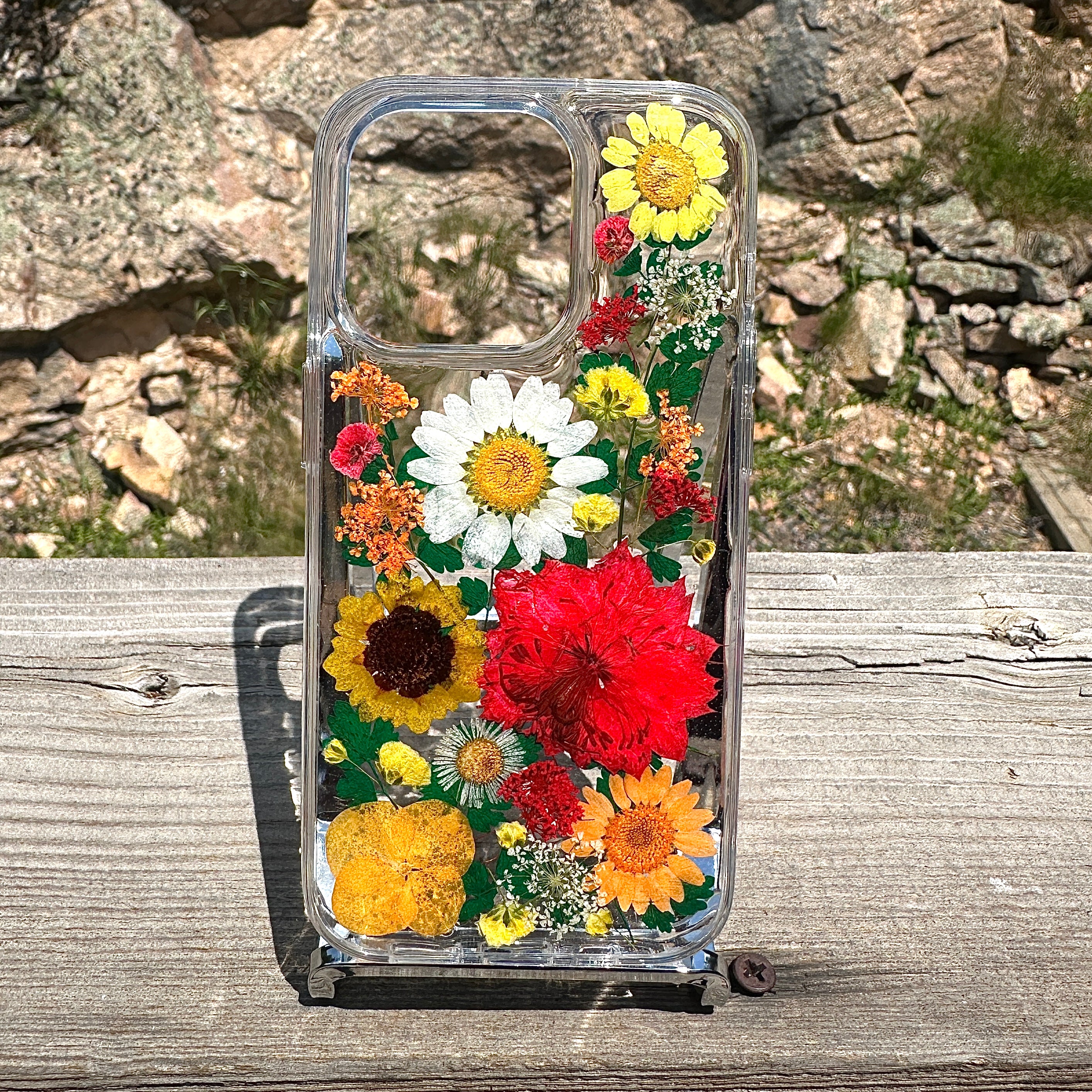 iPhone 14 Pro Flower Phone Case - BG 455