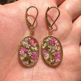 Pink Botanical Garden Earrings - BG 275