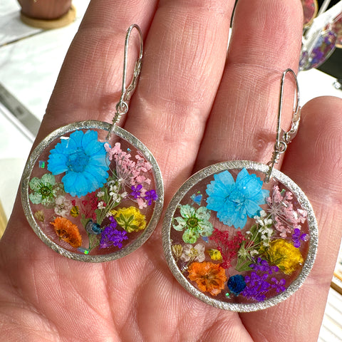 Colorful Botanical Garden Earrings - BG 150