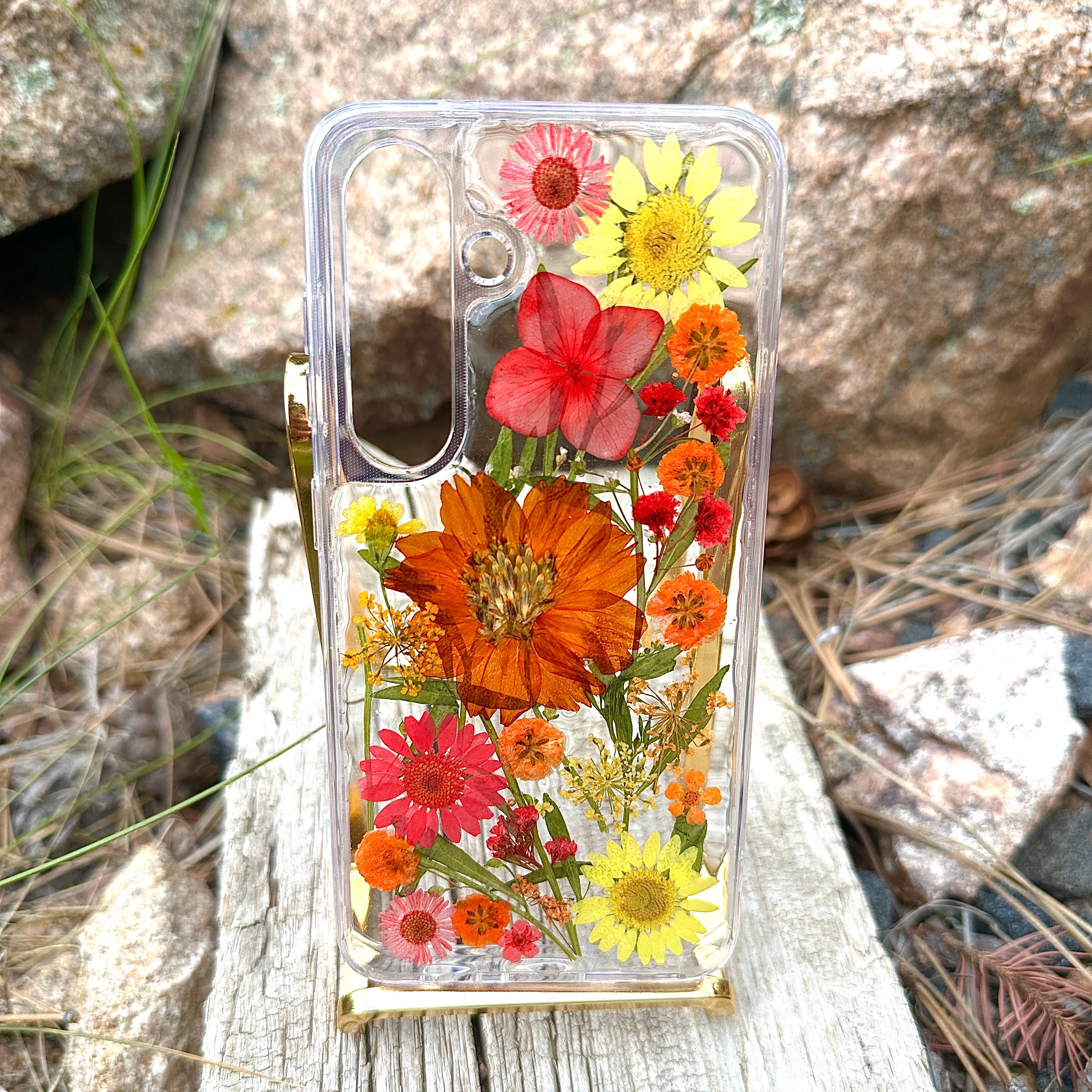 Samsung S24 Flower Phone Case - BG 412