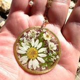 White Daisy Garden Necklace - BG 149