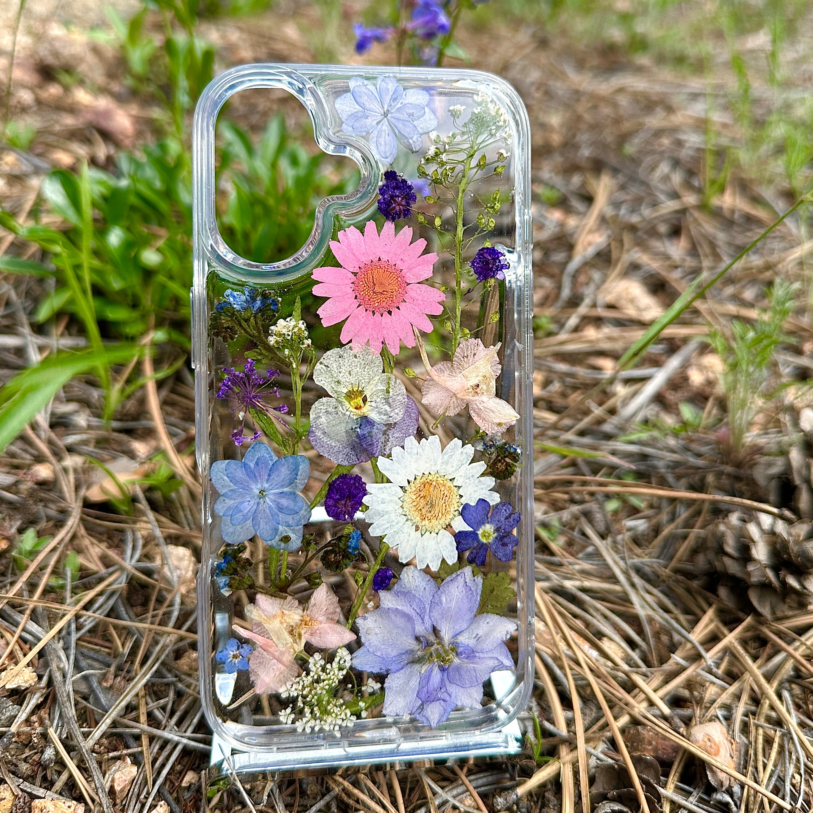 iPhone 16 Flower Phone Case - BG 434