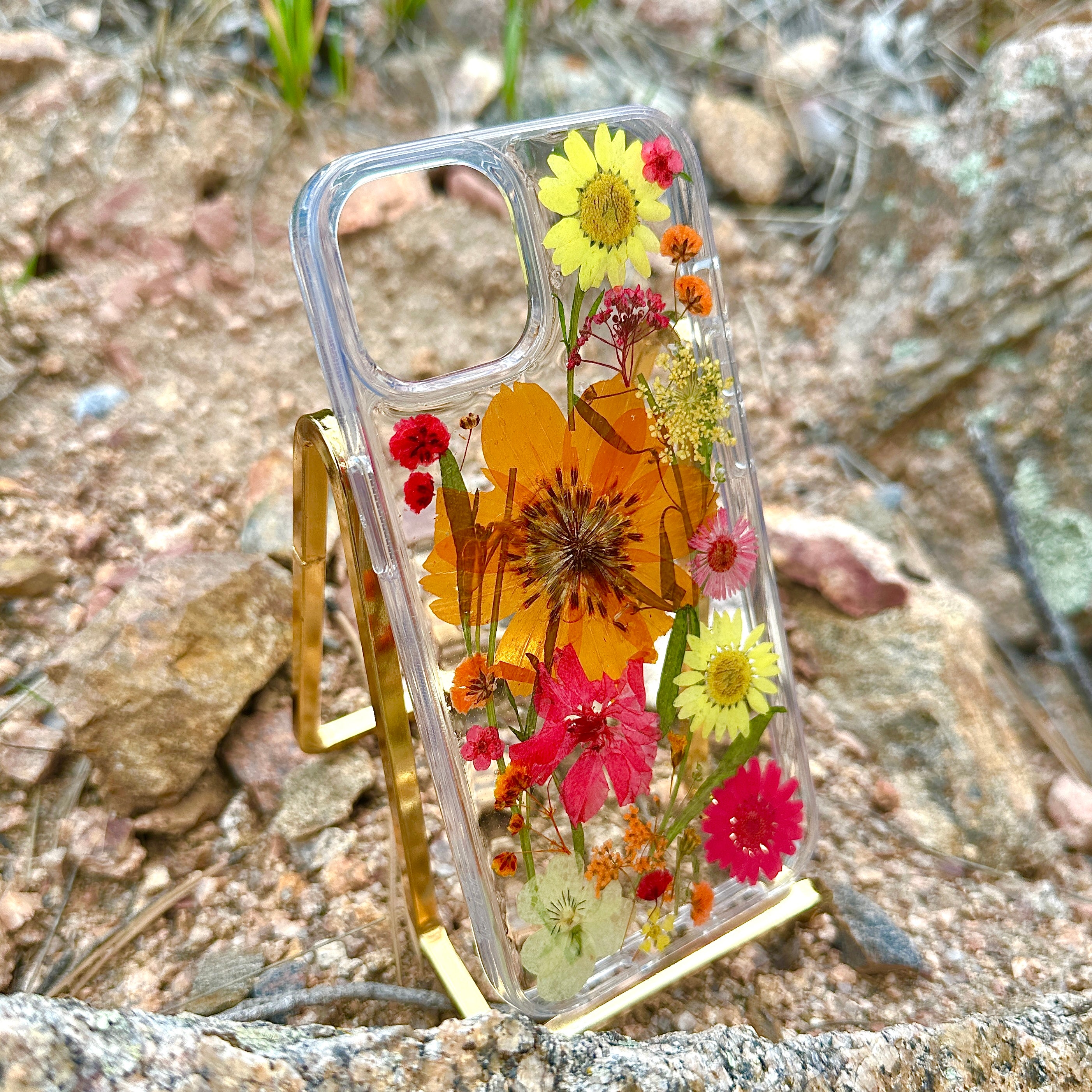 iPhone 13 Flower Phone Case - BG 414
