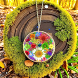 Botanical Flower Necklace - BG 308