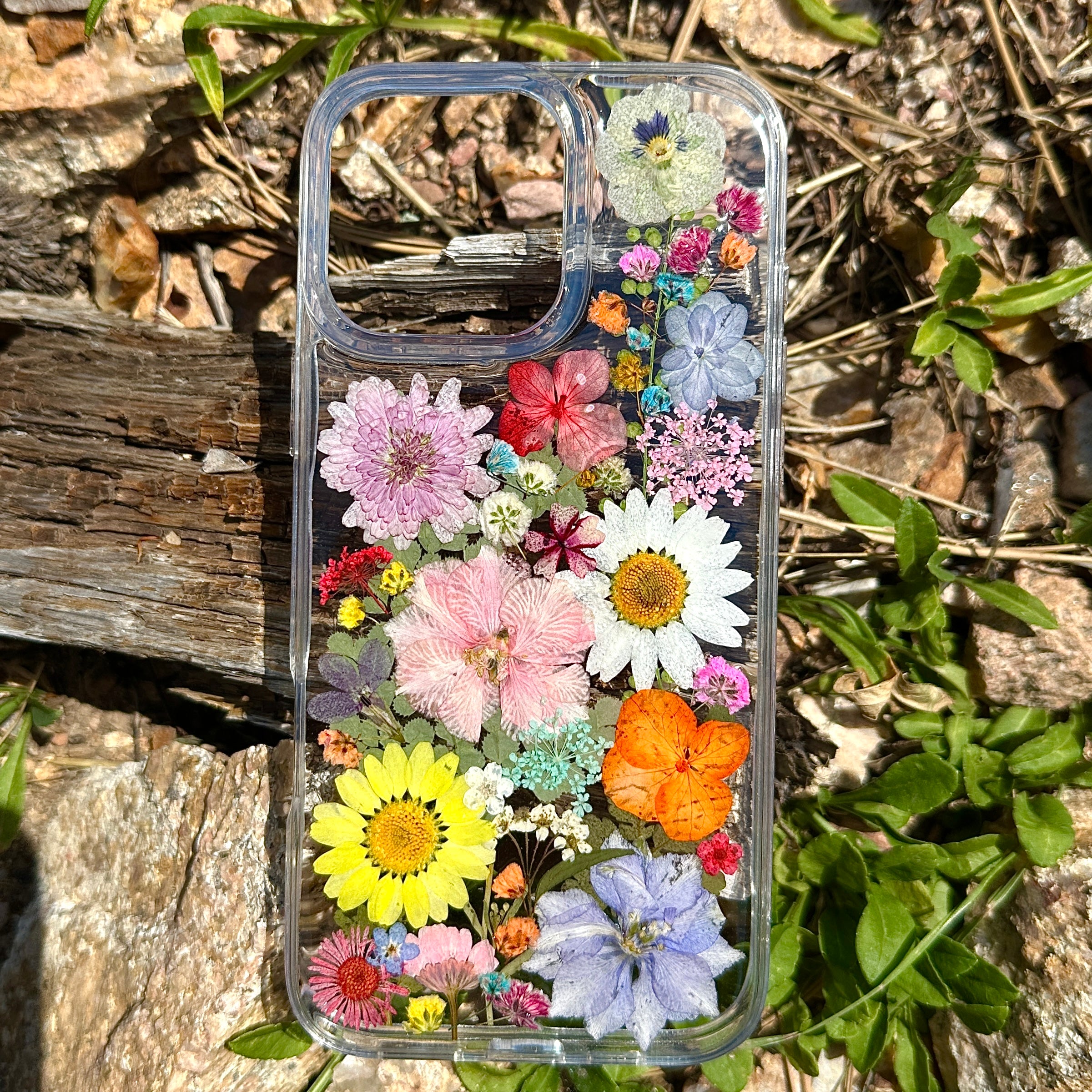 iPhone 16 Pro Max Flower Phone Case - BG 457