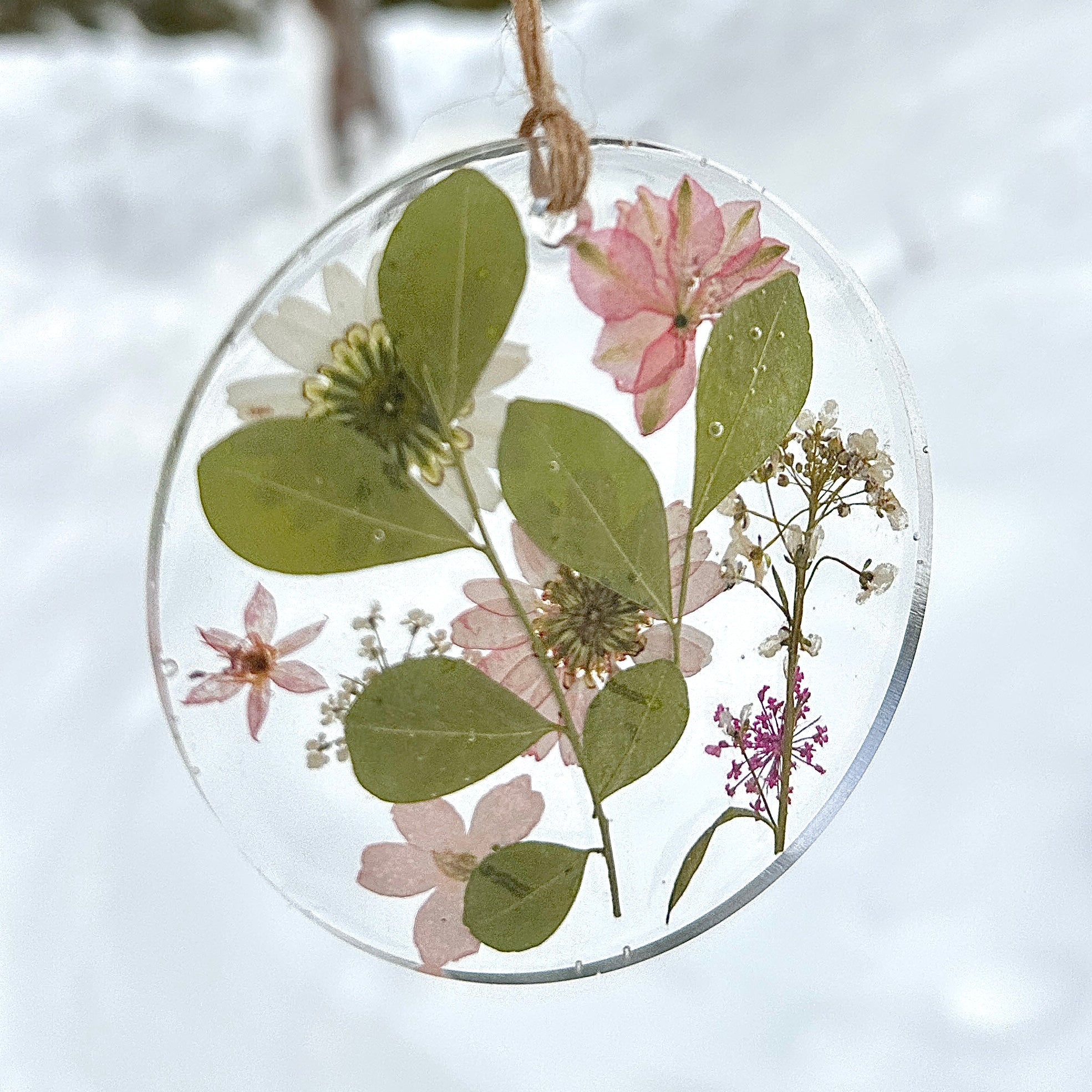 Pink Flower Garden Ornament - BG 140