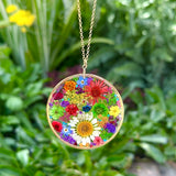 Botanical Flower Necklace - BG 308